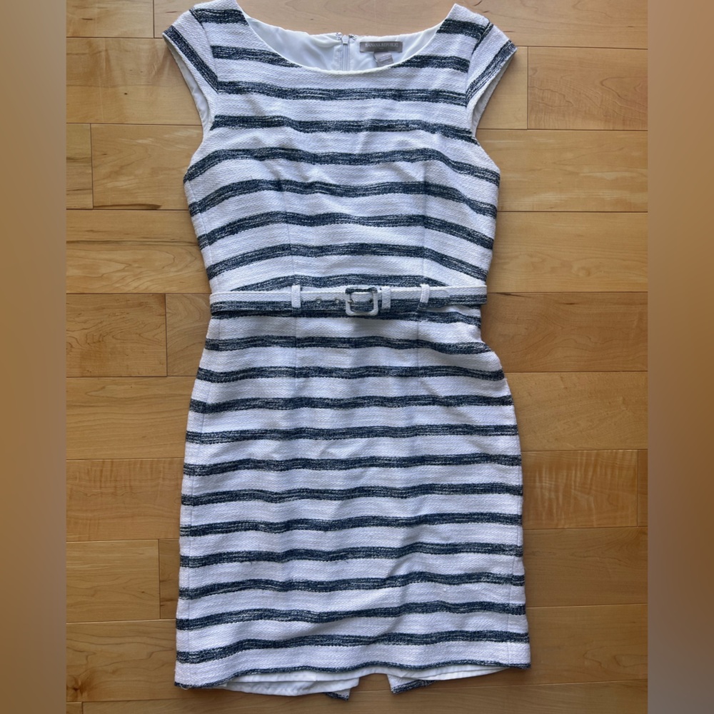 Banana Republic short sleeve striped dress